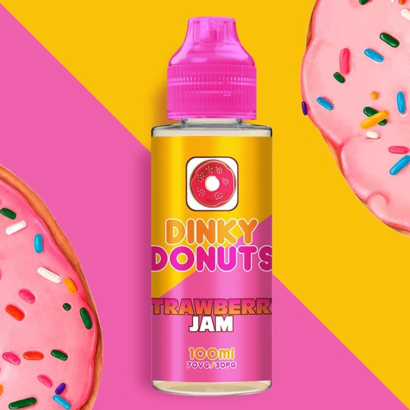 dinky donuts strawberry jam donut 100ml