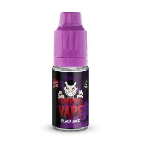 vampire vape black jack 10ml 0mg