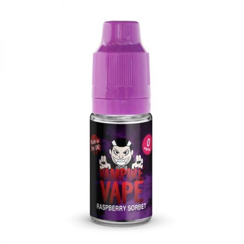 vampire vape raspberry sorbet 10ml 0mg